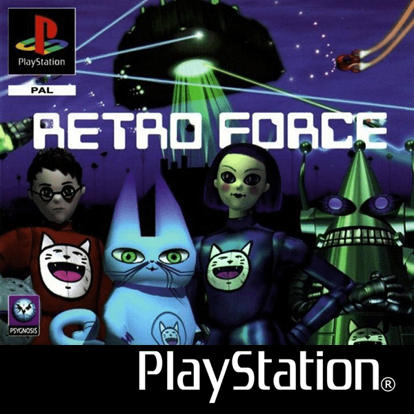 Retro Force box art for Playstation